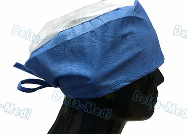 Chapeaux médicaux jetables de Doctor S avec la couronne blanche, chapeaux jetables respirables de salle d'opération