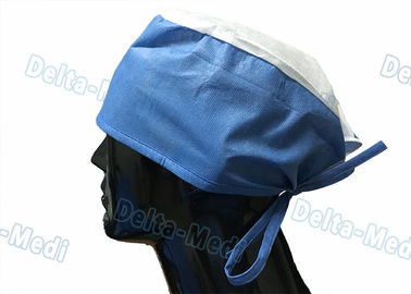 Chapeaux médicaux jetables de Doctor S avec la couronne blanche, chapeaux jetables respirables de salle d'opération