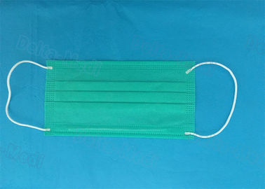 Masque protecteur jetable médical stérile vert 17.5x9.5cm écologique non tissé