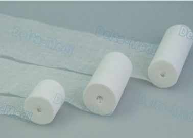 Les éponges 100% stériles absorbantes de gaze de coton roulent la couleur blanche pour la fixation de blessure