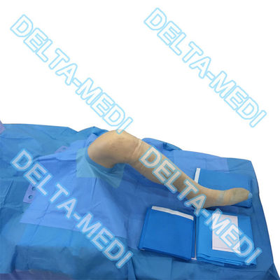 Paquet chirurgical jetable d'Arthroscopy du renfort PP/SMS/SMMS/SMMMS pour le genou, épaule, extrémité, hanche, main, jambe
