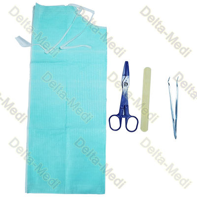Spatule orale de boule de coton de gants de bavoir de Kit Disposable Surgical Kits With de soin