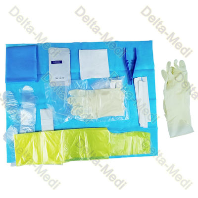 Kit jetable d'habillage chirurgical de dialyse d'hôpital de habillage de premiers secours stériles médicaux de kit