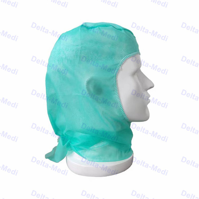 Astronaute jetable non tissé Head Cover Cap Hood Cover With Sweatband de pp SMS
