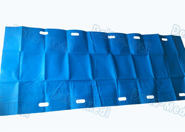 Feuilles de glissière de transfert adaptées aux besoins du client par couleur bleue de patient chirurgical avec des trous de fente