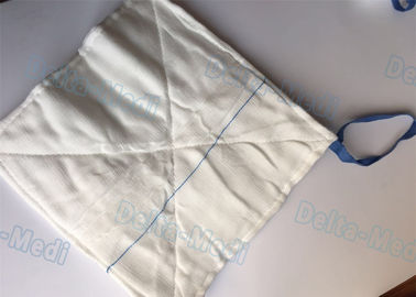 Gaze hémostatique molle blanche de PVA, absorptivité à haute contenance de liquide de coton de 100% de bandage pur de bout droit
