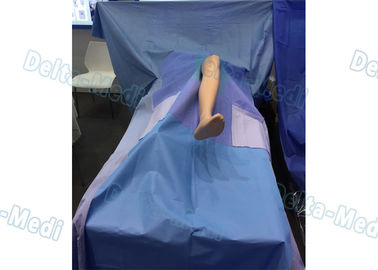 Paquets chirurgicaux de membres inférieurs mous, paquets chirurgicaux stériles d'extrémité avec la collection liquide et bandage