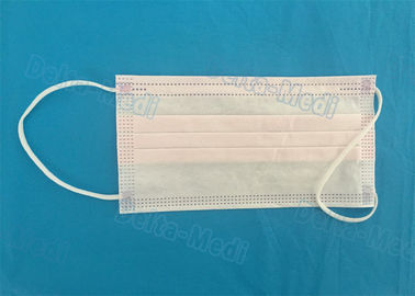 Résistant liquide jetable stérile respirable blanc de masque protecteur pour la protection sûre