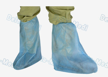 La chaussure jetable de polypropylène de pp couvre l'anti poussière au-dessus de la cheville au genou