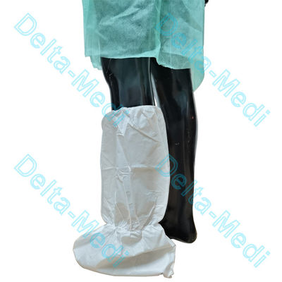 Anti couvertures jetables de chaussure chirurgicale du PE 50gsm du dérapage pp