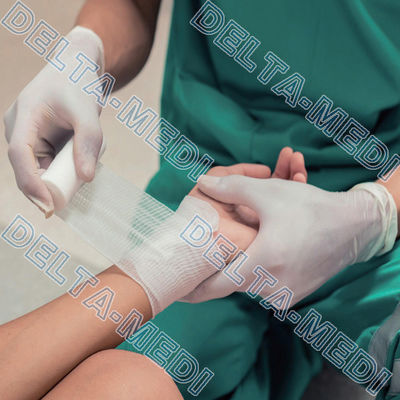 Gants médicaux chirurgicaux en poudre stériles de latex pour la salle d'opération