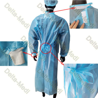 Robes médicales stériles non tissées de FDA jetables pour la chirurgie d'opération