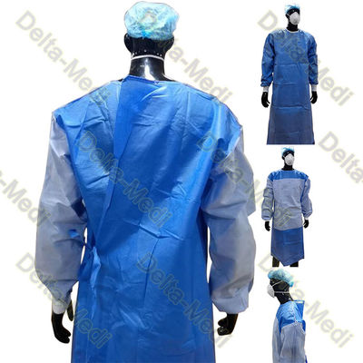 Robe renforcée de robe chirurgicale du niveau 4 de 3H DU MATIN de niveau de SMS 35g 40g 45g AAMI