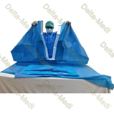 Chirurgical jetable OTO-RHINO drape OTO-RHINO drape la stérilisation de gaz du paquet ETO