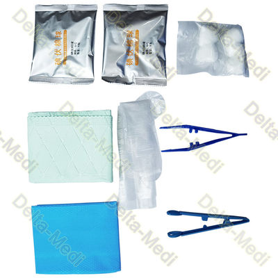 L'utilité périnéale stérile jetable de gants de Kit With Underpad Cotton Ball de soin drapent