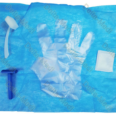 paquet stérile de préparation de peau avec des gants Gauze Disinfectant Brush de serviette de couteau